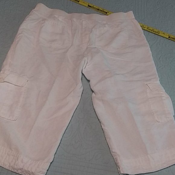 Chicos white linen capris - Picture 6 of 6